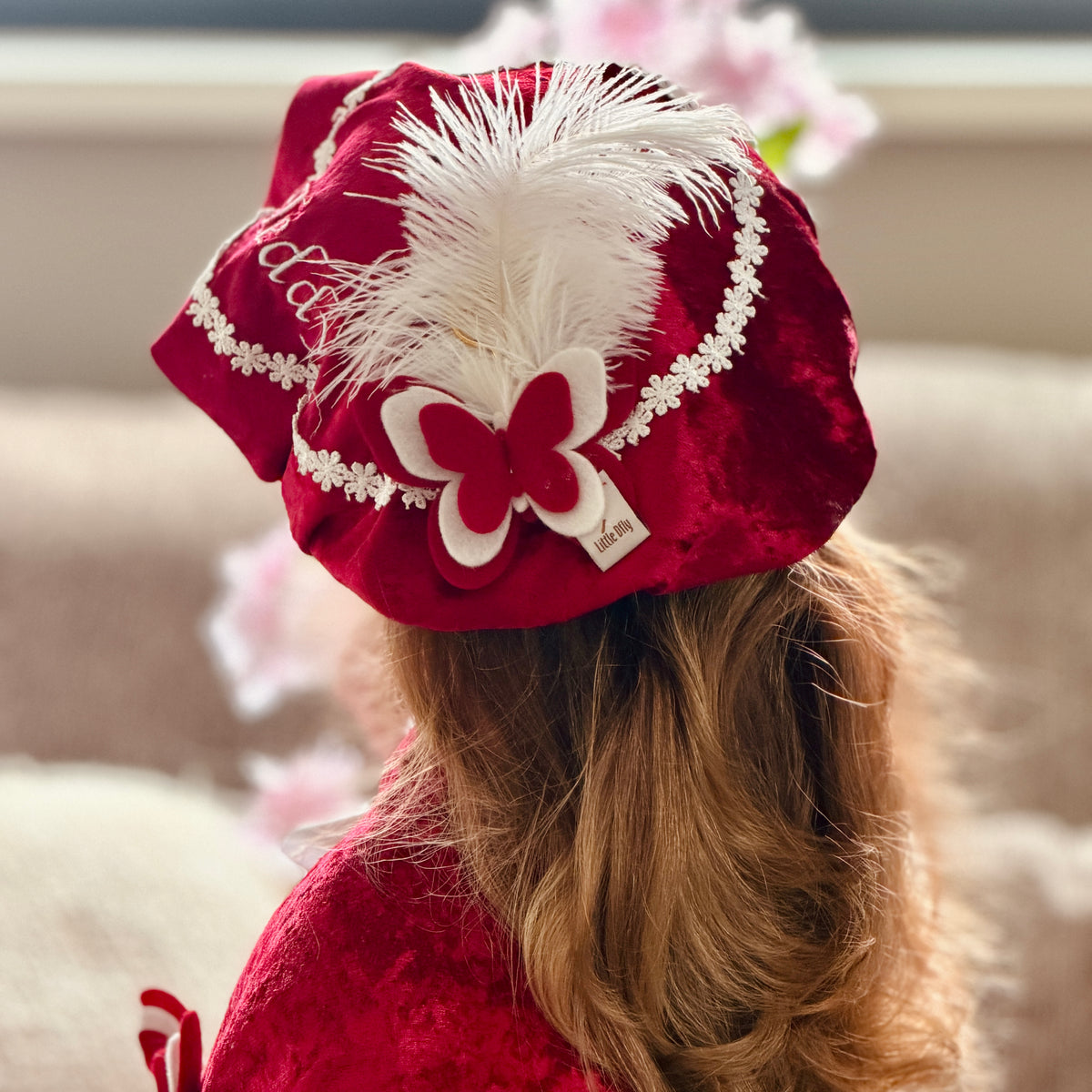 Luxe Pietenmuts rood 