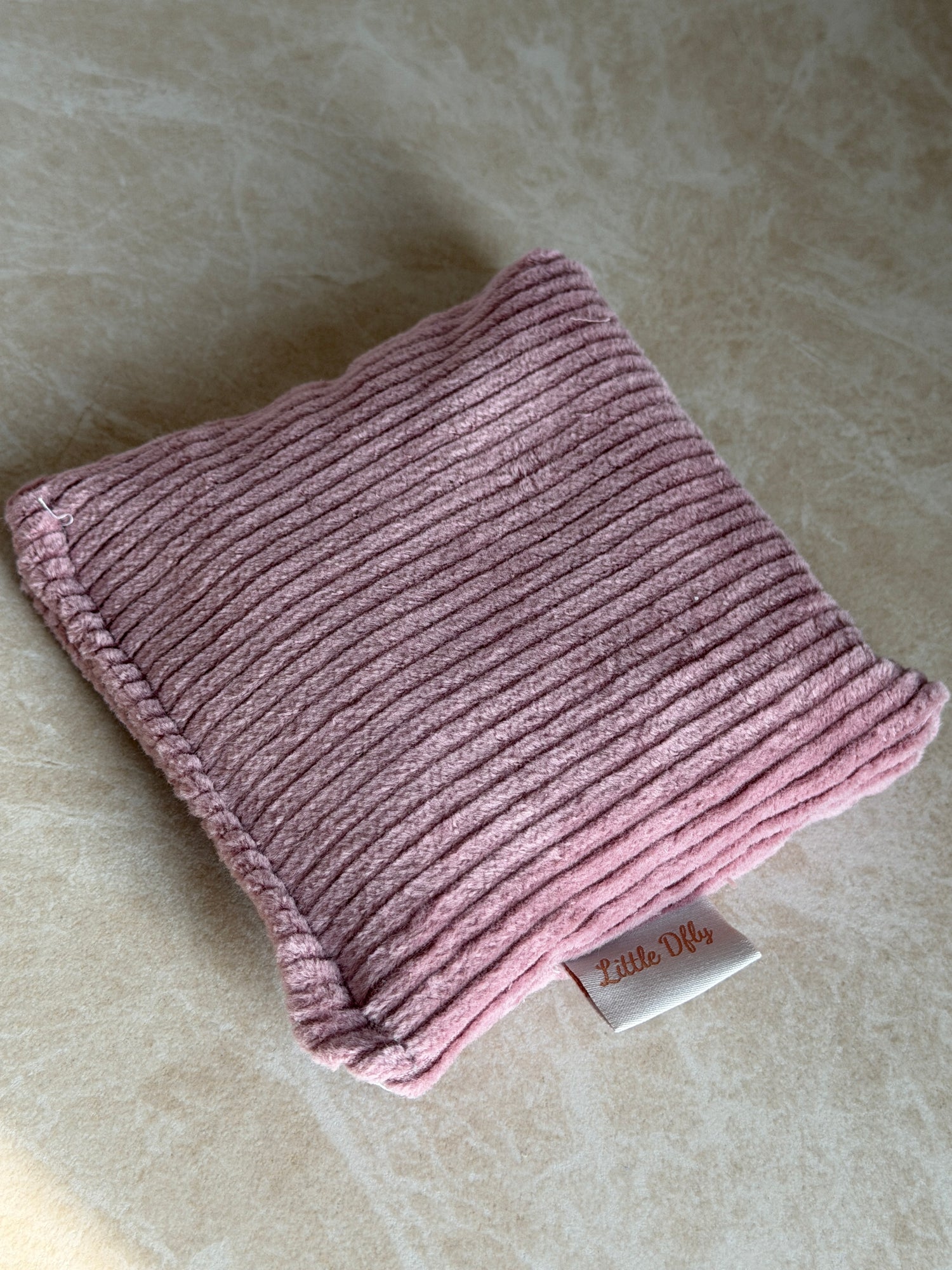 Sensory bean bag | Purple corduroy