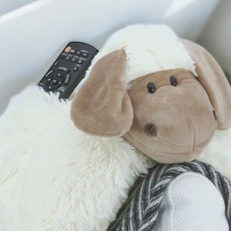 Schaapje knuffel armleuning