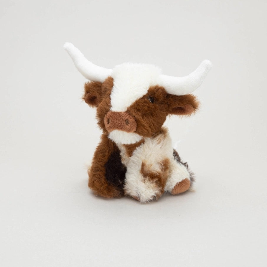 Highland Cow Mini Plush Toy (11cm) | Scottish Highlander