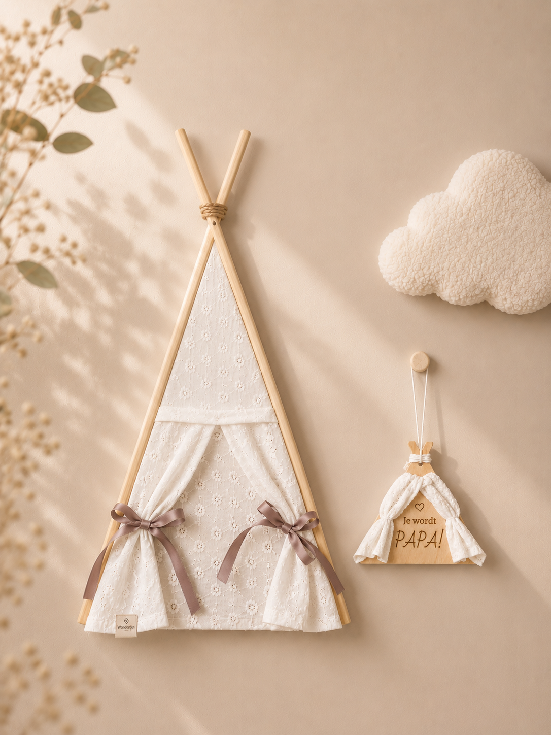 Tipi Nachtlampje & Tipi Zwangerschapsaankondiging