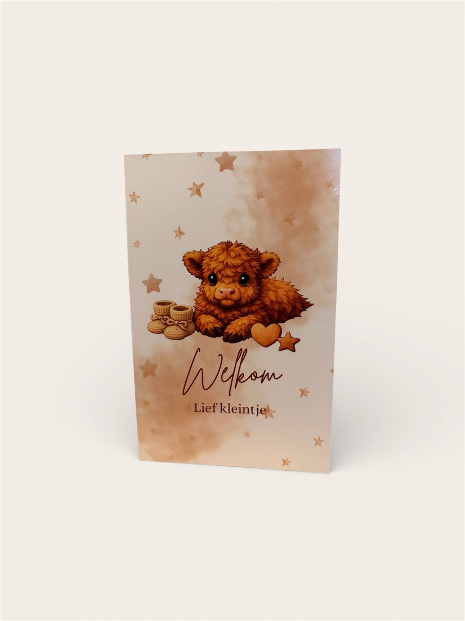 Card | Welcome little one | Highland Cow